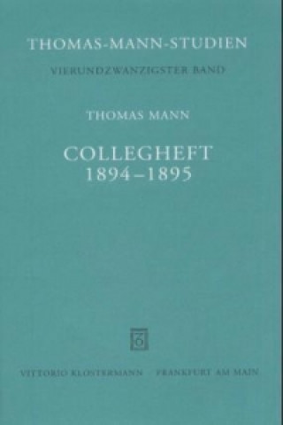 Kniha Collegheft 1894-1895 ne