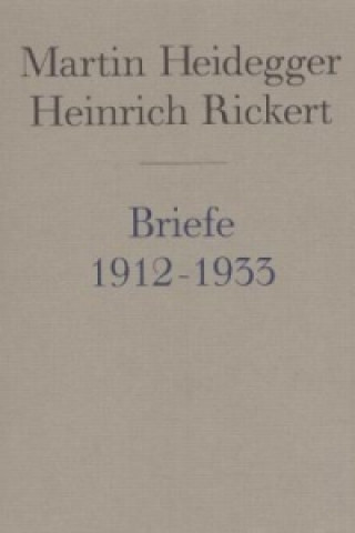 Carte Briefe 1912 bis 1933 und andere Dokumente Martin Heidegger