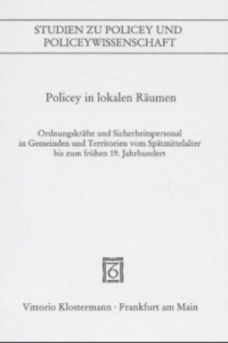 Βιβλίο Policey in lokalen Räumen André Holenstein