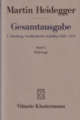 Book Holzwege (1935-1946) Friedrich-Wilhelm von Herrmann