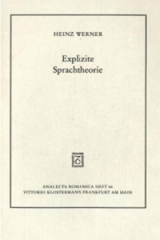 Carte Explizite Sprachtheorie Heinz Werner