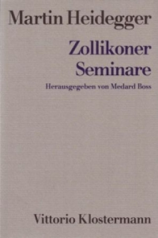 Kniha Zollikoner Seminare Martin Heidegger