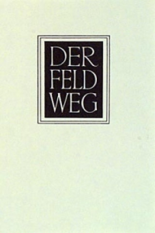 Book Der Feldweg Martin Heidegger