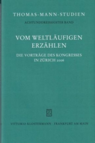 Книга Vom weltläufigen Erzählen Manfred Papst