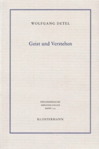 Könyv Geist und Verstehen Wolfgang Detel