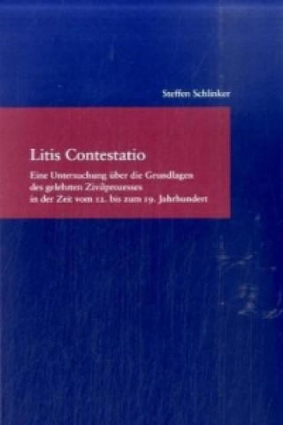 Kniha Litis Contestatio Steffen Schlinker