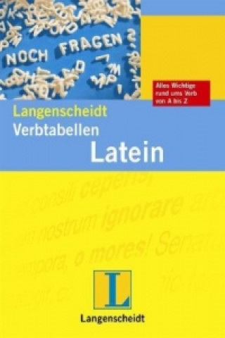 Könyv Langenscheidt Verbtabellen Latein 