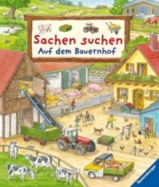 Könyv Sachen suchen: Auf dem Bauernhof - Wimmelbuch ab 2 Jahren Susanne Gernhäuser
