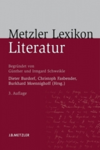 Kniha Metzler Lexikon Literatur Günther Schweikle