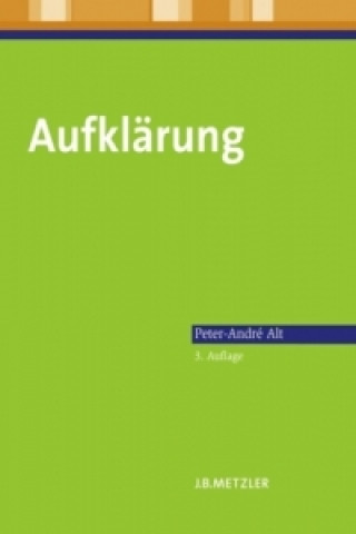 Kniha Aufklarung Peter-André Alt