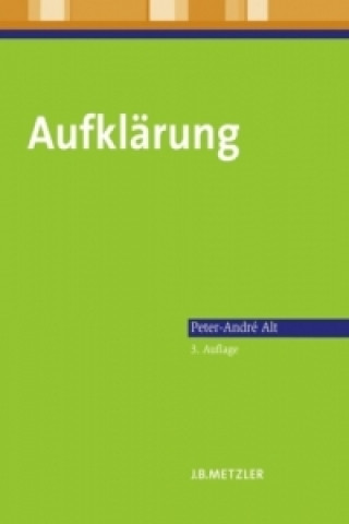 Książka Aufklarung Peter-André Alt