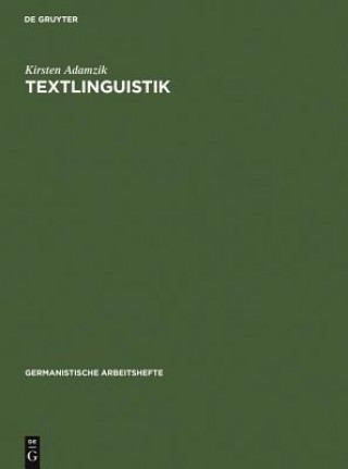 Kniha Textlinguistik Kirsten Adamzik