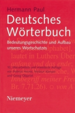 Libro Deutsches Woerterbuch Hermann Paul