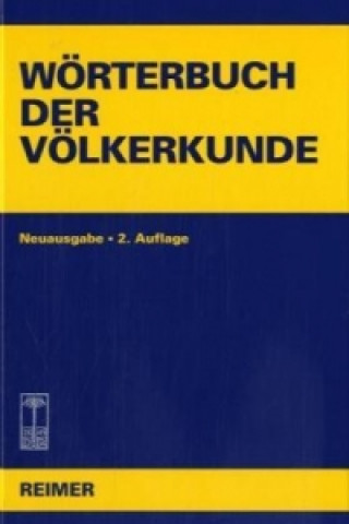 Kniha Wörterbuch der Völkerkunde 