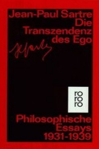 Книга Die Transzendenz des Ego Jean-Paul Sartre