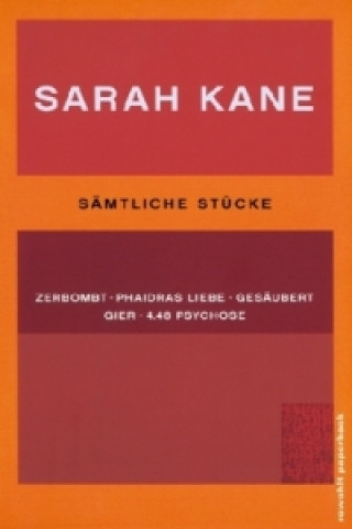 Kniha Sämtliche Stücke Sarah Kane