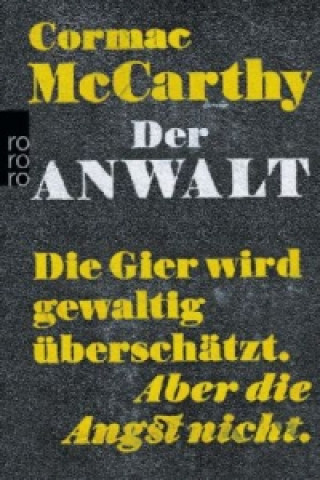 Kniha Der Anwalt Cormac McCarthy