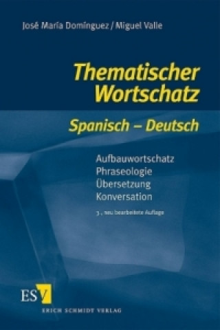 Kniha Thematischer Wortschatz Spanisch-Deutsch José María Domínguez