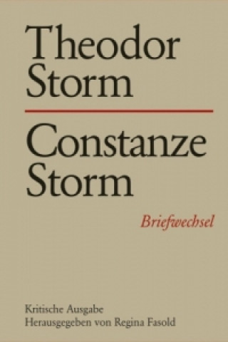 Knjiga Theodor Storm - Constanze Storm Regina Fasold