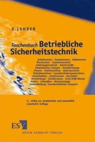 Kniha Taschenbuch Betriebliche Sicherheitstechnik Günter Lehder