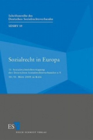 Kniha Sozialrecht in Europa Eberhard Eichenhofer