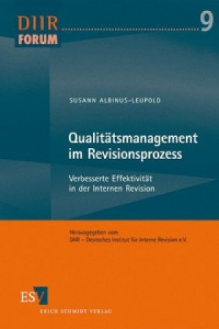 Kniha Qualitätsmanagement im Revisionsprozess Susann Albinus-Leupold