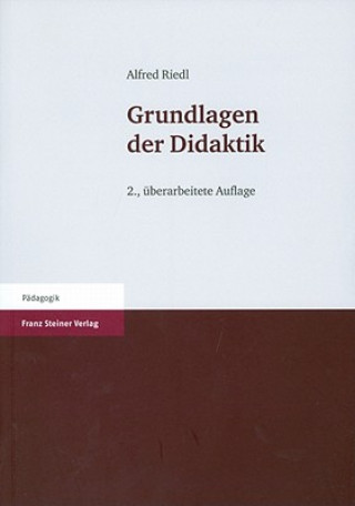 Kniha Grundlagen der Didaktik Alfred Riedl