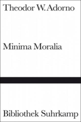 Kniha Minima Moralia Theodor W. Adorno