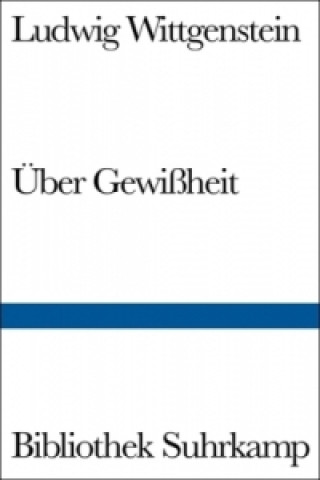 Kniha Über Gewißheit Ludwig Wittgenstein