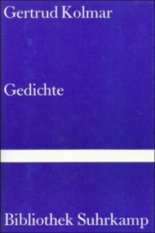 Kniha Gedichte Gertrud Kolmar