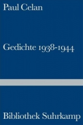 Carte Gedichte 1938-1944 Paul Celan