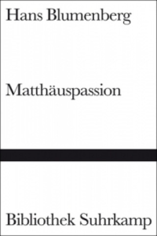 Książka Matthäuspassion Hans Blumenberg
