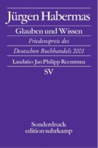 Könyv Glauben und Wissen Jürgen Habermas