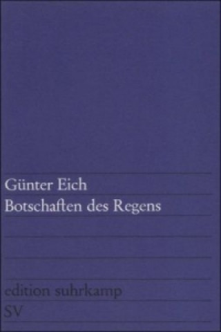 Книга Botschaften des Regens Günter Eich