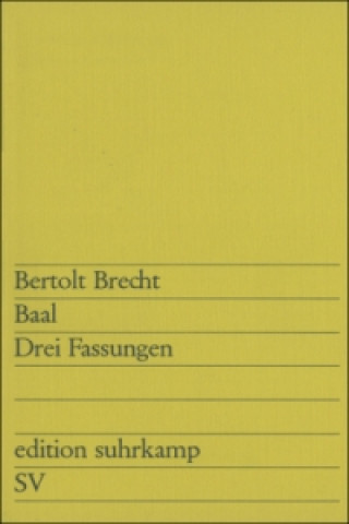 Kniha Baal Bertolt Brecht