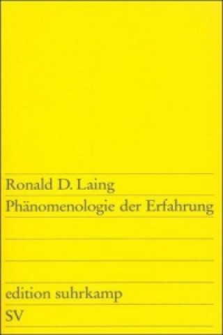 Kniha Phänomenologie der Erfahrung Ronald D. Laing