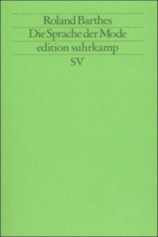 Książka Die Sprache der Mode Roland Barthes