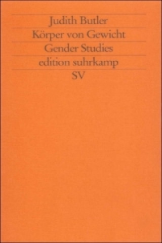 Könyv Körper von Gewicht Judith Butler