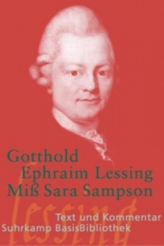 Kniha Miss Sara  Sampson Gotthold E. Lessing
