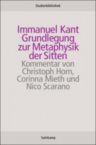 Book Grundlegung zur Metaphysik der Sitten Immanuel Kant