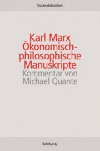 Könyv Ökonomisch-Philosophische Manuskripte Karl Marx