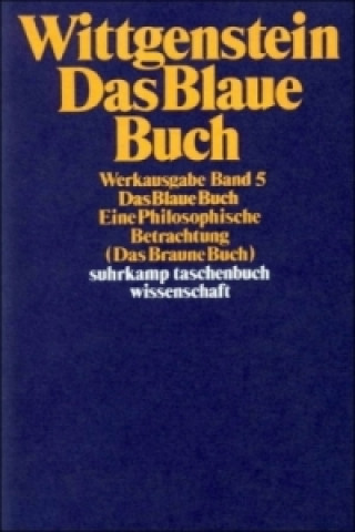 Carte Werkausgabe. Bd.5 Ludwig Wittgenstein