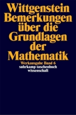 Kniha Werkausgabe Band 8/Bemerkungen uber die Mathematik Ludwig Wittgenstein