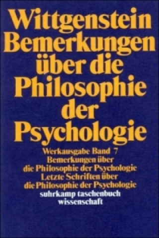 Könyv Werkausgabe. Bd.7 Ludwig Wittgenstein