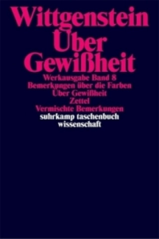 Könyv Werkausgabe. Bd.8 Ludwig Wittgenstein