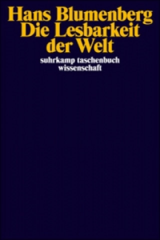 Kniha Die Lesbarkeit der Welt Hans Blumenberg