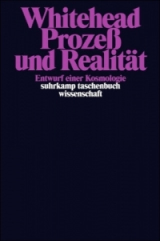 Knjiga Prozeß und Realität Alfred North Whitehead