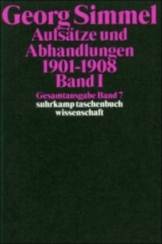 Książka Gesamtausgabe in 24 Bänden. Bd.1 Georg Simmel