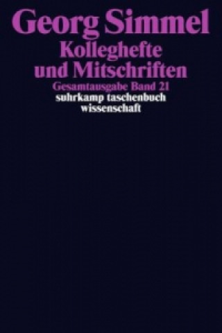 Könyv Kolleghefte und Mitschriften Georg Simmel