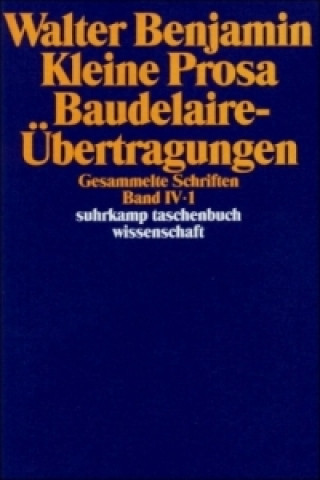 Carte Gesammelte Schriften, 2 Teile. Bd.4/1-2 Walter Benjamin